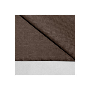 Keten Görünümlü Tek Kanat Fon Perde Acı Kahve 180x270 cm