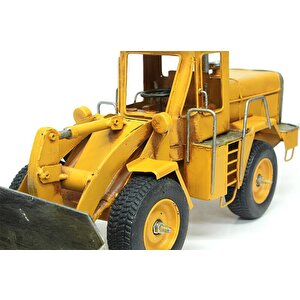 Himarry Dekoratif Metal İş Makinesi Biblo Dekoratif Hediyelik