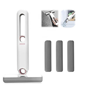 Taşınabilir Mini Mop Temizlik Paspası Ve Cam Silme Aparatı
