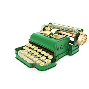 Hediyelik Biblo Dekoratif Metal Daktilo