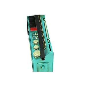 Himarry Dekoratif Metal Radyo Kumbara Vintage Biblo Hediyelik