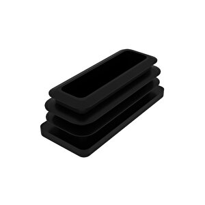 30x70 Mm Plastik Dikdörtgen Içe Geçme Profil Tapası Kutu 4 Adet