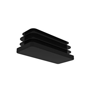 30x70 Mm Plastik Dikdörtgen Içe Geçme Profil Tapası Kutu 4 Adet