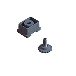 30x40 Gizli Ayarlı Rotil Ayak Takımı Gri