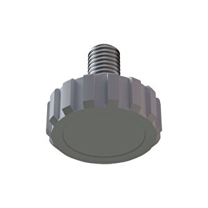 Çap 27 Mm Sıkma Baza Ayar Vidası Yükseltme Ayağı Tırtıllı M8 X 16,5 Mm 5 Adet