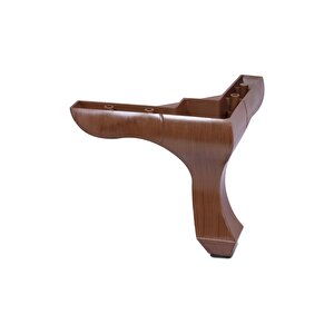 14 Cm Ceviz Lükens Ayak Ve Montaj Vidaları