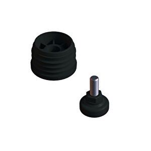 51 Mm Rotil Ayak Takımı Siyah