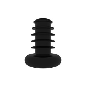 16 Mm Plastik Yuvarlak Içe Geçme Profil Tapası Kutu 4 Adet