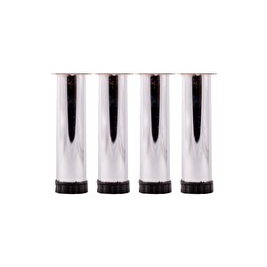 Tablalı Ayarlı Masa Dolap Mobilya Tezgah Ayağı Çap 42mm 4 Adet 20 Cm