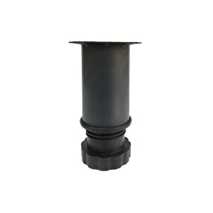 Tablalı Metal Baza Kanepe Dolap Tezgah Mobilya Ayağı Antrasit Gri 10 Cm Çap: 51 Mm