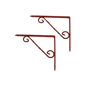 Ferforje Raf Altı Metal L Ayak - 20x15 Cm 2 Adet