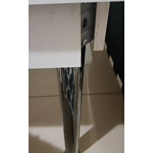 60'lık Perçinli Masa Ayağı Krom 73 Cm 4'lü