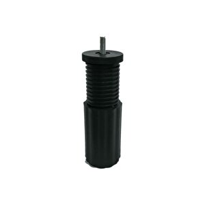 9,5-15 Cm Ayarlı Plastik Ayak M8 Ince Diş - Siyah