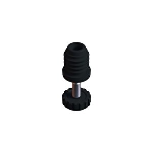 25 Mm Rotil Ayak Takımı Siyah