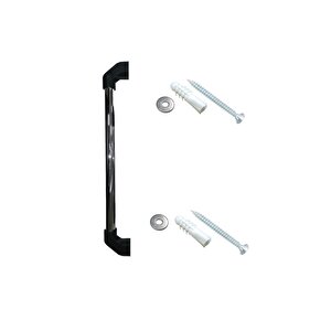 Metal Sabit Engelli Yaşlı Hasta Tutamağı Krom Kaplama Tutunma Barı 65 Cm