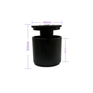 5.5 Cm Plastik Ayarlı Komodin Ayağı 4 Adet