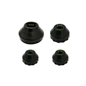 Tel Sandalye Masa Sehpa Ayak Pabucu 8 Mm 20 Adet