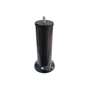 Baza Ayağı Koltuk Ayağı Kanepe Ayağı Antrasit Gri 15 Cm 3/8" Kalın Dişli