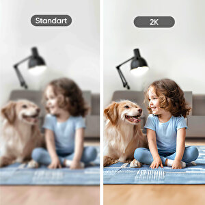 Akıllı Wi-Fi Kamera 360° 1296p 2k