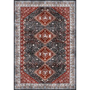 Konfor Halı Antico 2355 Pamuk Tabanlı Yıkanabilir Otantik Vintage Klasik Eskitme Halı