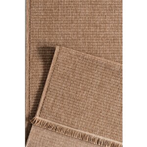 Vlora 4761 Jüt Hasır Bukle Örme Kilim Yolluk 200x500 cm