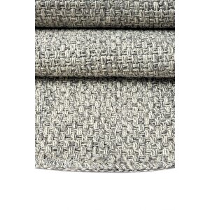 Rusticana 3103 Naturel Jüt Halı Modern Örme Yuvarlak Kilim 75x75 cm