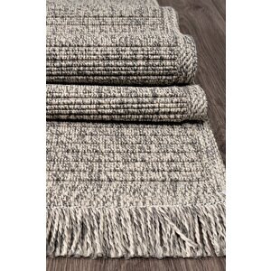 Vlora 4766 Jüt Hasır Bukle Örme Kilim Yolluk 80x500 cm