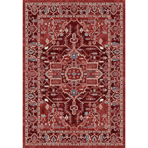 Antico 2353 Pamuk Tabanlı Yıkanabilir Otantik Vintage Klasik Eskitme Halı 200x290 cm