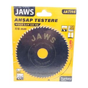 Jaws Jat115 Ahşap Testere Ağaç Kesme Diski 115mm 60 Diş