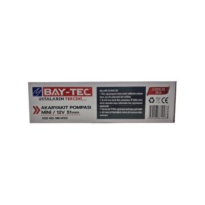 Bay-tec Akaryakit Dalgiç Pompasi Mi̇ni̇ / 12v 51 Mm