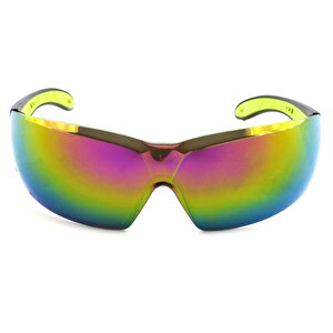 İş Güvenlik Gözlüğü Kaynak Gözlüğü Çapak Lazer Uv Koruyucu Toz Korumalı Gözlük Silikon Kulaklık Gökkuşağı