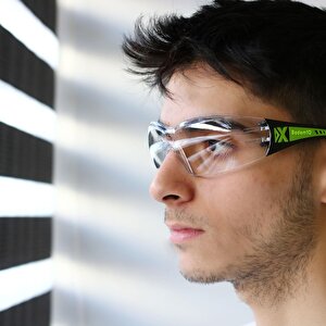 Bisiklet Koşu Outdoor Motor Gözlüğü Uv Korumalı Sporcu Bisikletçi Buğulanmaz Gözlük Silikon Kulaklık Şeffaf