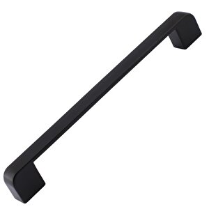 Metal Mobilya Mutfak Dolabı Çekmece Kapı Dolap Kapak Kulpu Kulbu 160 Mm Siyah
