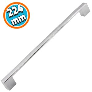 Mobilya Mutfak Dolabı Çekmece Dolap Kapak Kulpu Kulbu Krom 224 Mm Metal Kulp