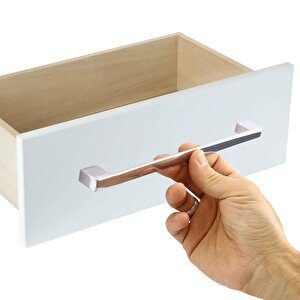 Mobilya Mutfak Dolabı Çekmece Dolap Kapak Kulpu Kulbu Krom 224 Mm Metal Kulp