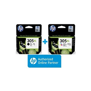 305xl Orijinal Siyah Ve Renkli 2li Paket - 3ym63ae / 3ym62ae Deskjet 2320