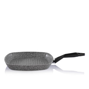 Cory Yanmaz Yapışmaz Kare Grill Tava 28cm-gri