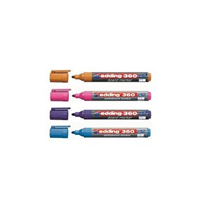 360 Silinebilir Beyaz Tahta Kalemi Board Marker 4 Renk Set