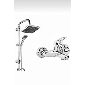 Aç Kapa Mi̇x Banyo Bataryasi + Robot Duş Seti̇ 2 Li̇ Set