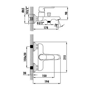 Creavi̇t Sti̇lo Banyo Bataryasi Sl2500