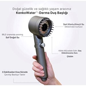 Masaj Özellikli Filtreli Fonksiyonlu Kireç Önleyici El Duşu + 3 Adet Yedek Filtreli
