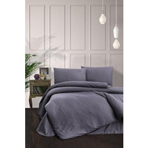 Tek Kişilik Pamuk Saten Nevresim,çizgili, Saten Nevresim Takımı %100 Pamuk 160*220