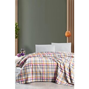Karla Tek Kişilik Pike Yatak Örtüsü 170 X 230