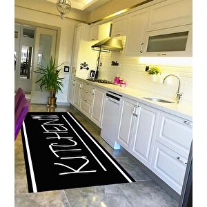 Dijital Baskılı Kaymaz Deri Tabanlı Yıkanabilir Mutfak Halısı Kcn705 Home Tienda 160x230 cm