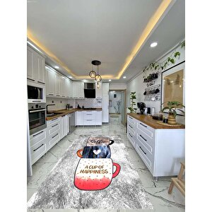 Dijital Baskılı Kaymaz Deri Tabanlı Yıkanabilir Mutfak Halısı Kcn709 Home Tienda 120x180 cm