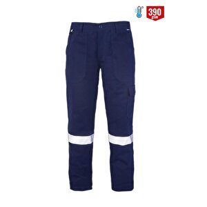 Winto 7/7 Gabardi̇n Pamuklu Kumaş Tekni̇k Pantolon-2142-lacivert 4XL