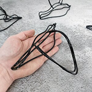 Cajuart Metal El Yapımı Beşli Set Kuş Boyutlu Modern Duvar Dekoru