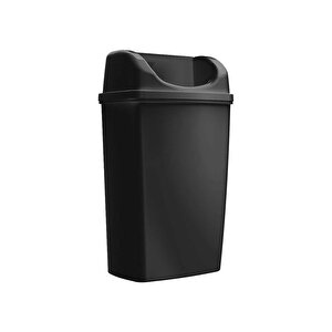 Duvara Monte Çöp Kovası 25 Litre Siyah