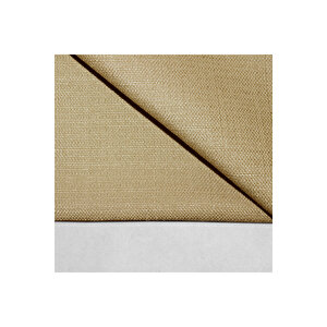 Keten Görünümlü Tek Kanat Fon Perde Bej