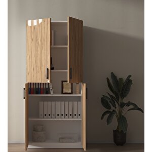 Ofis Kitaplığı Dolap Evrak Rafı